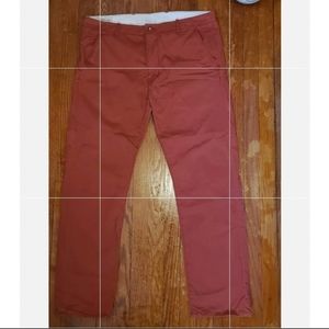 Levi Straus & Co,Chinos,blood orange color,W38"L32